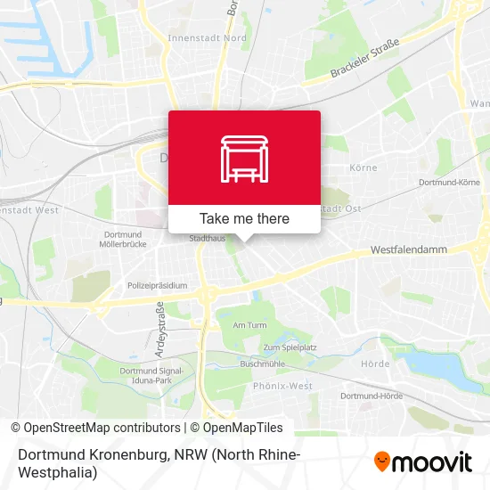 Dortmund Kronenburg map