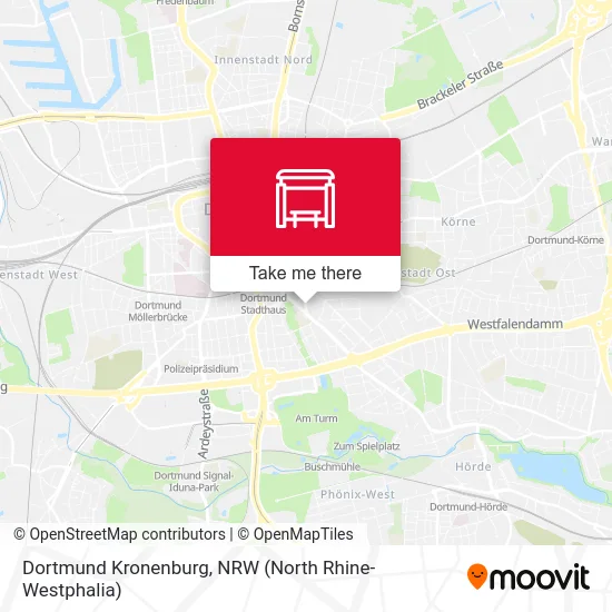Dortmund Kronenburg map