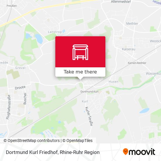 Dortmund Kurl Friedhof map