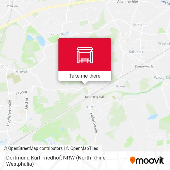 Dortmund Kurl Friedhof map