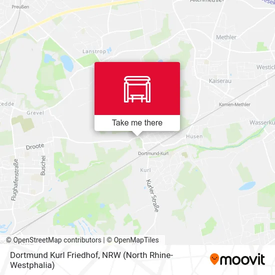 Dortmund Kurl Friedhof map