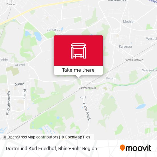 Dortmund Kurl Friedhof map