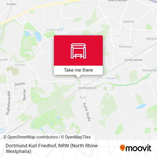 Dortmund Kurl Friedhof map