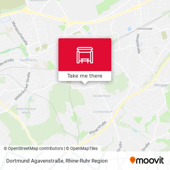 Dortmund Agavenstraße map