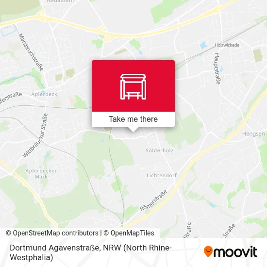 Dortmund Agavenstraße map