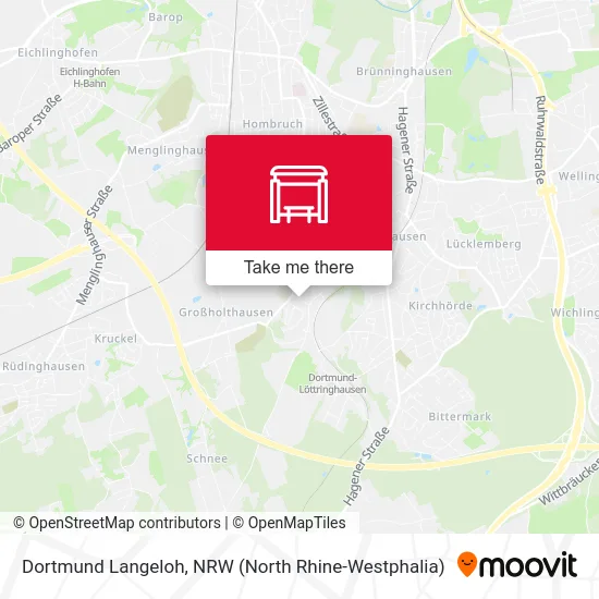 Dortmund Langeloh map