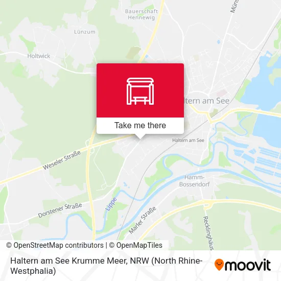 Карта Haltern am See Krumme Meer