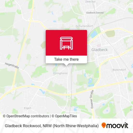 Gladbeck Rockwool map