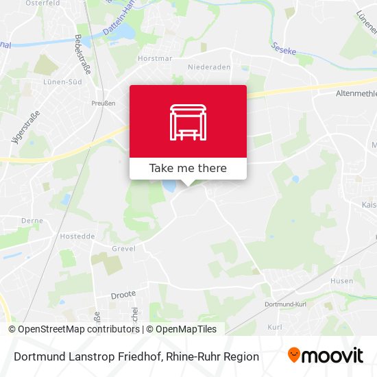 Dortmund Lanstrop Friedhof map