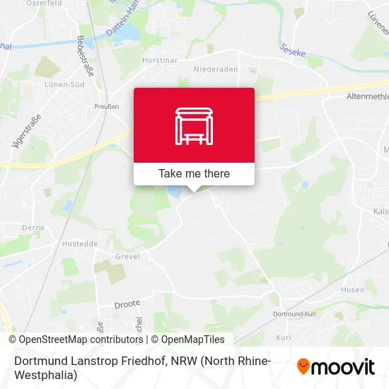 Dortmund Lanstrop Friedhof map