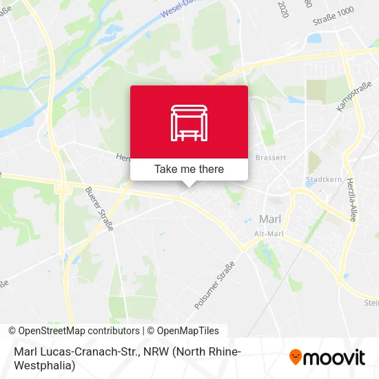 Карта Marl Lucas-Cranach-Str.
