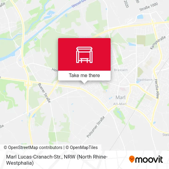 Карта Marl Lucas-Cranach-Str.