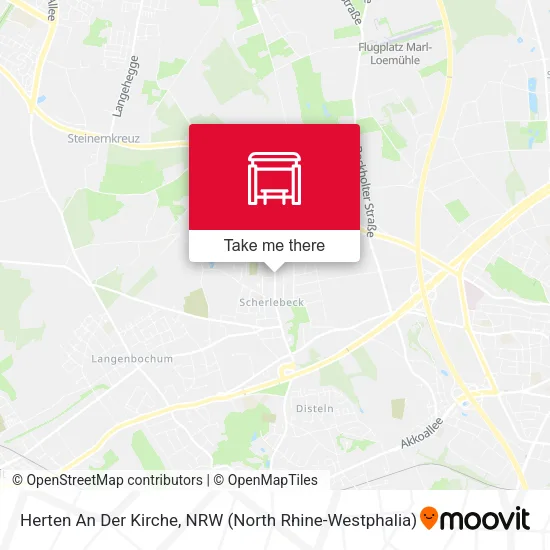 Карта Herten An Der Kirche