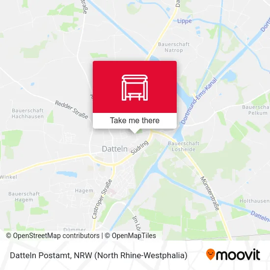 Карта Datteln Postamt
