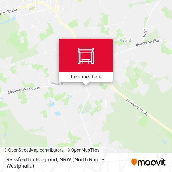 Карта Raesfeld Im Erbgrund