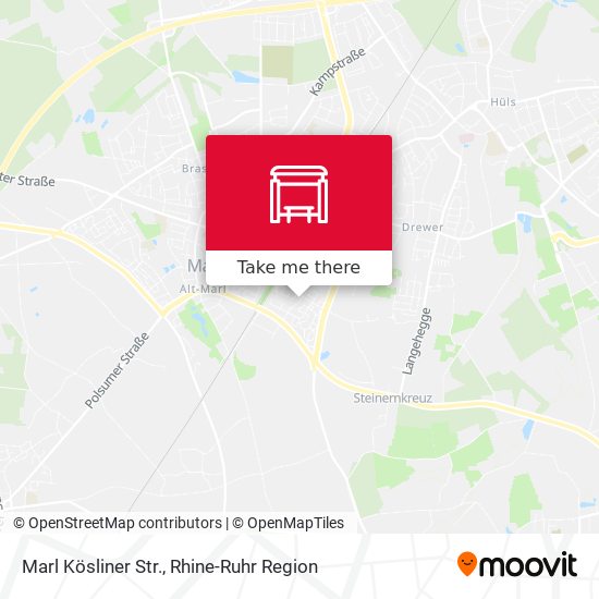 Marl Kösliner Str. map