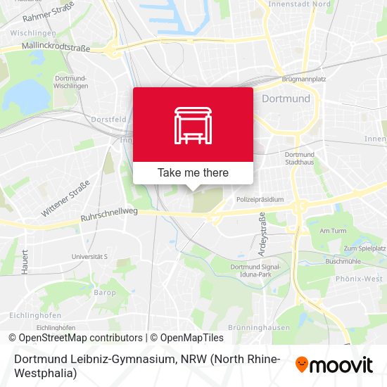 Dortmund Leibniz-Gymnasium map