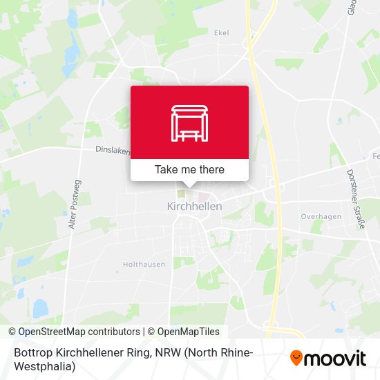 Карта Bottrop Kirchhellener Ring