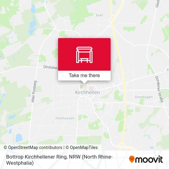 Карта Bottrop Kirchhellener Ring
