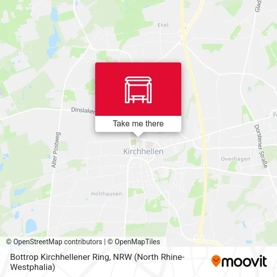 Карта Bottrop Kirchhellener Ring