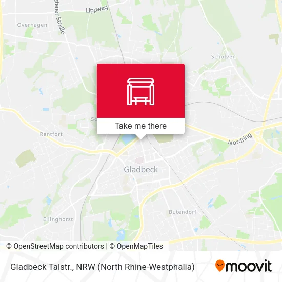Карта Gladbeck Talstr.
