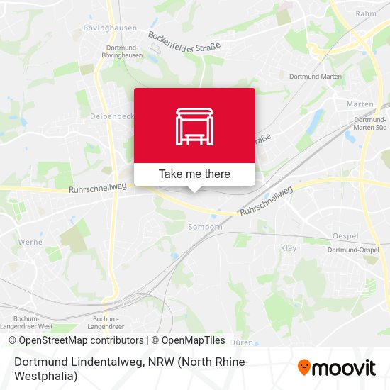 Dortmund Lindentalweg map