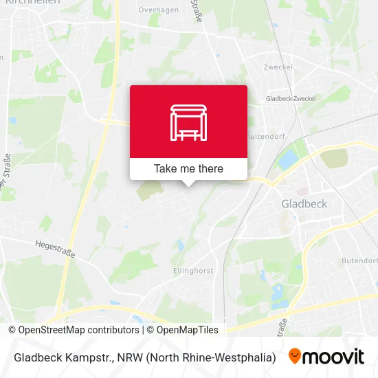 Карта Gladbeck Kampstr.
