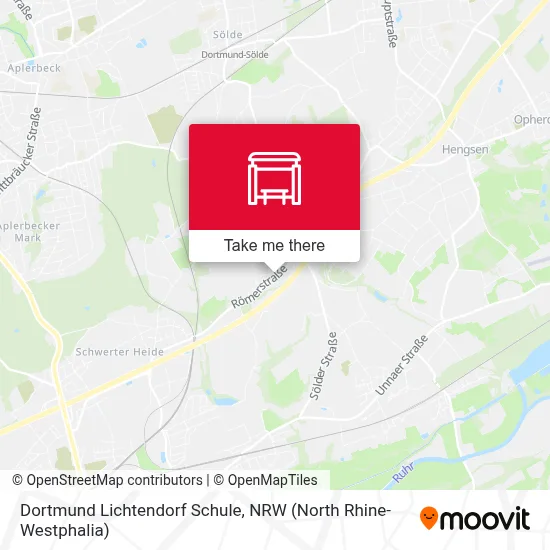 Dortmund Lichtendorf Schule map