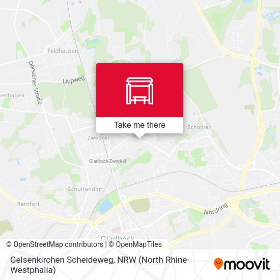 Карта Gelsenkirchen Scheideweg