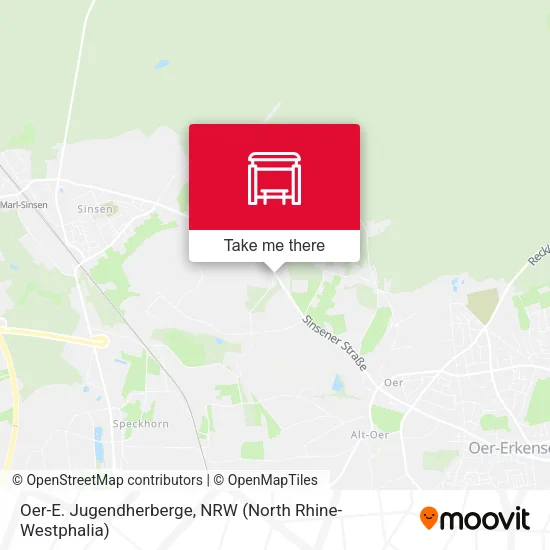 Карта Oer-E. Jugendherberge