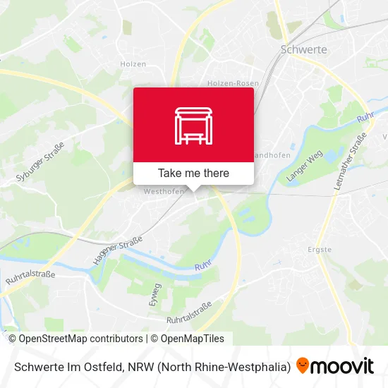 Карта Schwerte Im Ostfeld