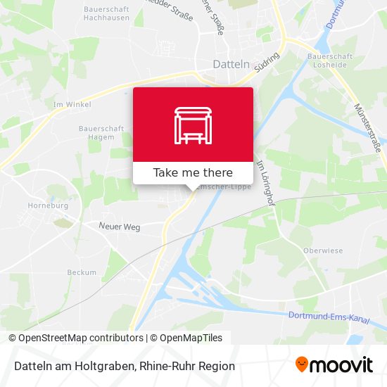 Datteln am Holtgraben map