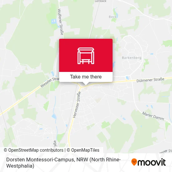 Dorsten Montessori-Campus map