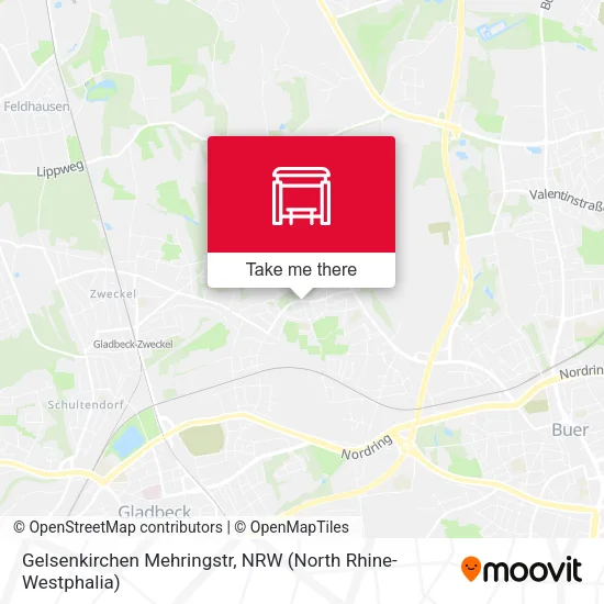 Карта Gelsenkirchen Mehringstr
