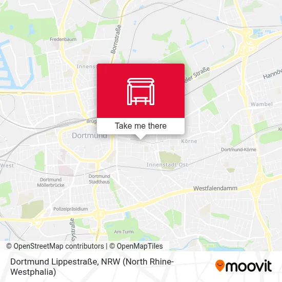 Dortmund Lippestraße map