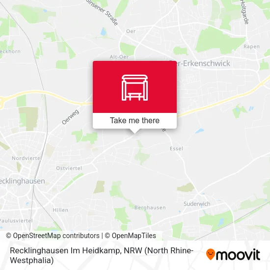 Карта Recklinghausen Im Heidkamp