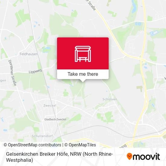 Карта Gelsenkirchen Breiker Höfe
