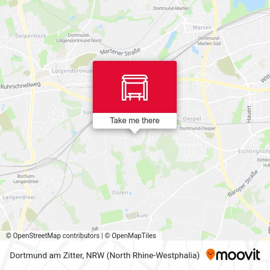 Карта Dortmund am Zitter