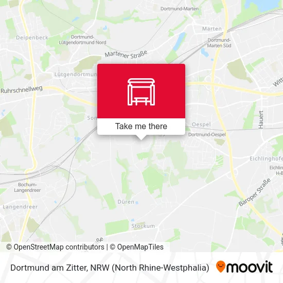 Карта Dortmund am Zitter