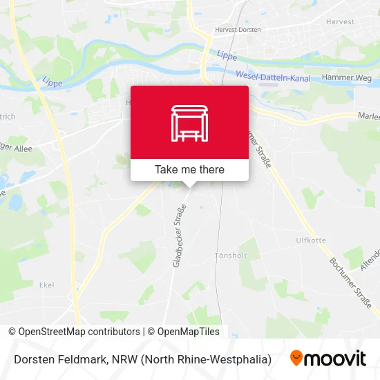 Карта Dorsten Feldmark