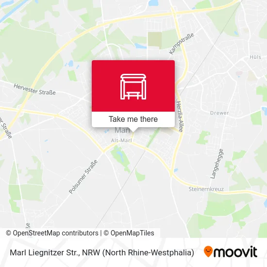 Карта Marl Liegnitzer Str.