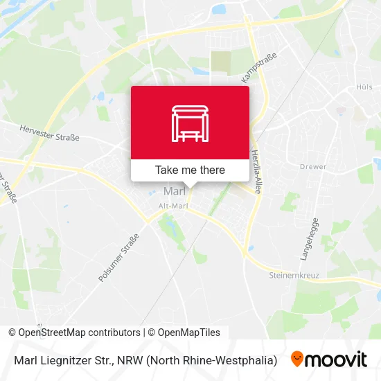 Карта Marl Liegnitzer Str.