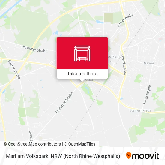 Карта Marl am Volkspark