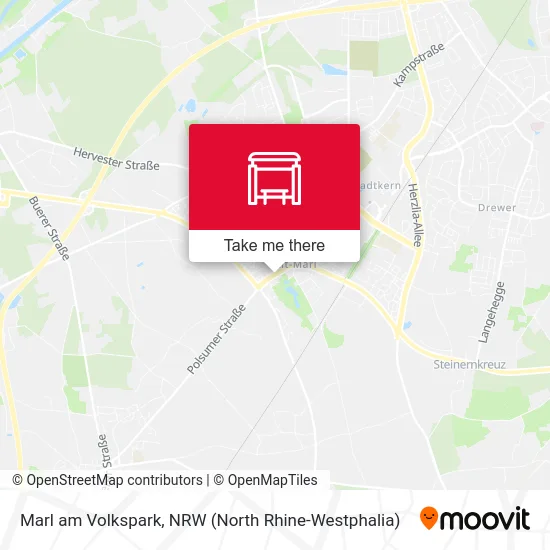Карта Marl am Volkspark