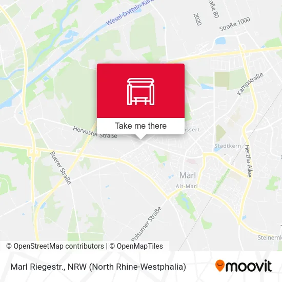 Карта Marl Riegestr.