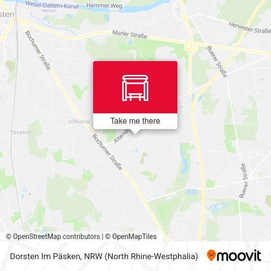 Карта Dorsten Im Päsken