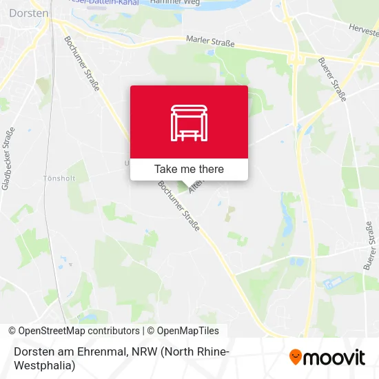 Карта Dorsten am Ehrenmal