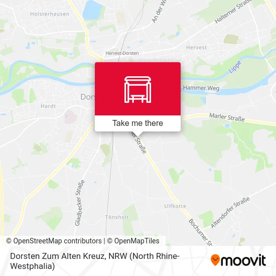 Dorsten Zum Alten Kreuz map
