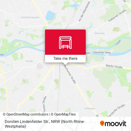 Карта Dorsten Lindenfelder Str.