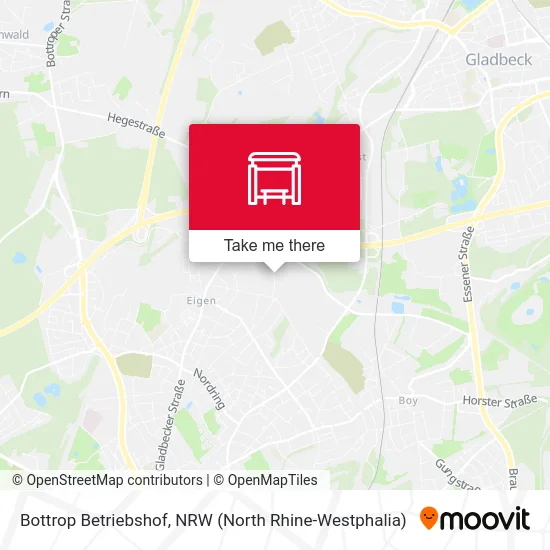 Bottrop Betriebshof map